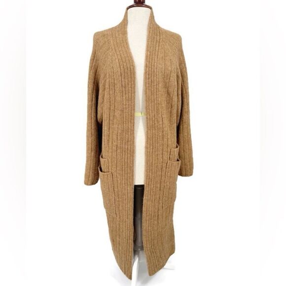 Revolve x LITA by Ciara Long Open Front Cardigan Tan NWOT XS - Picture 1 of 6